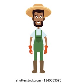 Farmer man cartoon