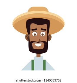 Farmer man cartoon