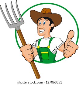 farmer man cartoon