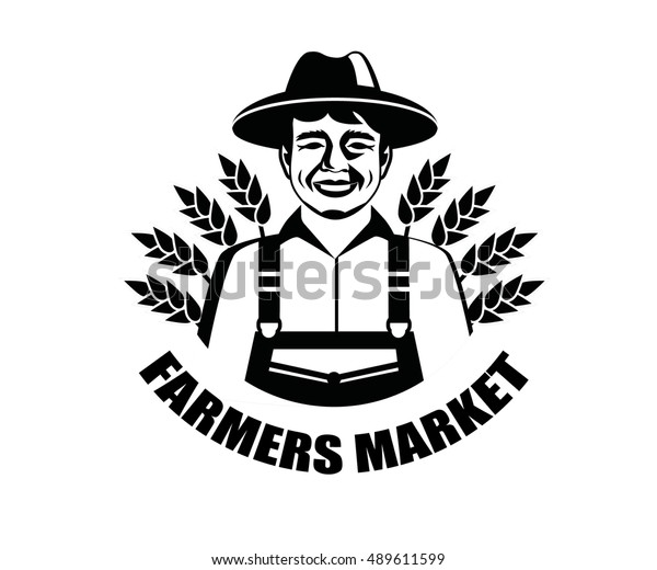 Farmer Man Vector Illustration Farmer Icon Stock Vector (Royalty Free ...