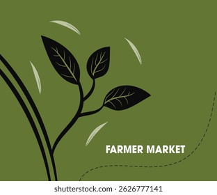 farmer market background design and ecology

