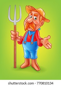  farmer mascot for agriculture 