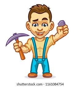 Farmer Miners Design Vector