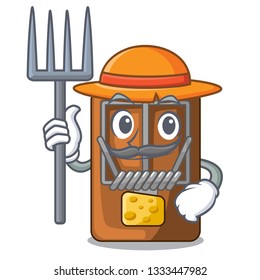 Farmer mousetrap in the a character shape