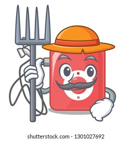 Farmer mp3 player in the cartoon shape