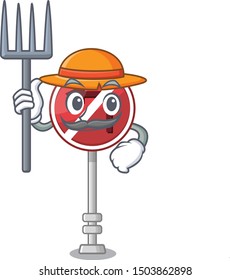 Farmer no left turn on the mascot