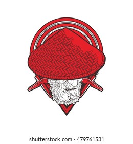 Farmer Old man Vector illustration