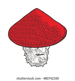 Farmer old men vector illustration