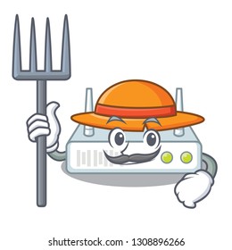 Farmer router in the a character shape