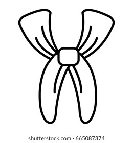 farmer scarf isolated icon