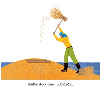 farmer shape vector design