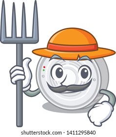 Farmer smoke detector attached the character wall