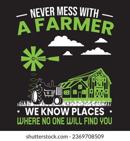 Farmer t shirt design for farming lover