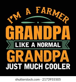 Farmer t shirt design vector