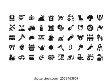 Farmer Tools Icon PackGlyph Version