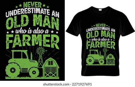 
Paquete de diseño de camisetas para granjeros, vector de tractores, camisetas para granjeros, vintage de diseño de camisetas para granjeros