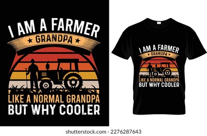 Farmer Tshirt Design  farm vector, vintage, design, illustration, graphic, typography, agriculture, Farming, Tractors, Shirts, Printable, truck driver, Print On Demand template,  fashion,Clothes