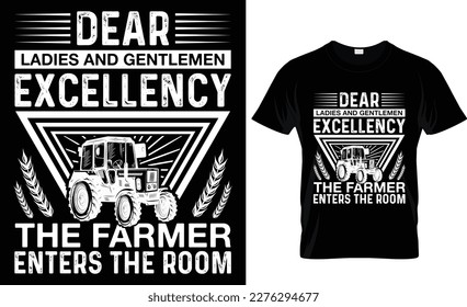 Farmer Tshirt Design  farm vector, vintage, design, illustration, graphic, typography, agriculture, Farming, Tractors, Shirts, Printable, truck driver, Print On Demand template,  fashion,Clothes