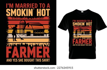 Farmer Tshirt Design  farm vector, vintage, design, illustration, graphic, typography, agriculture, Farming, Tractors, Shirts, Printable, truck driver, Print On Demand template,  fashion,Clothes