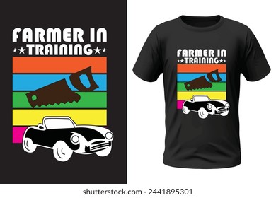 Farmer t-shirt design and vector file