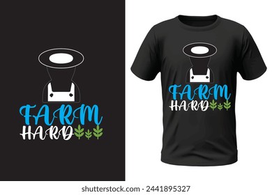 Farmer t-shirt design and vector file