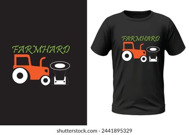Farmer t-shirt design and vector file