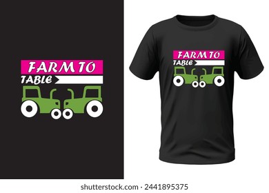 Farmer t-shirt design and vector file