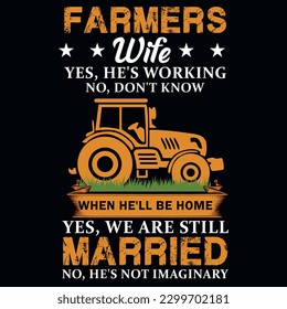 Diseño vintage de camisetas para agricultores 
