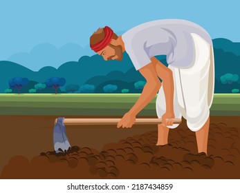 Farmer working in the agriculture field. Farmers grow rice in the rainy season. Asian farmer working on rice field outdoor in Agricultural of Asia. Worker in rural