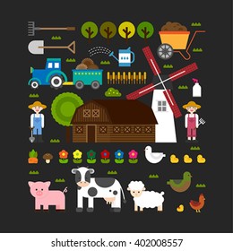 Farmers and farm animals