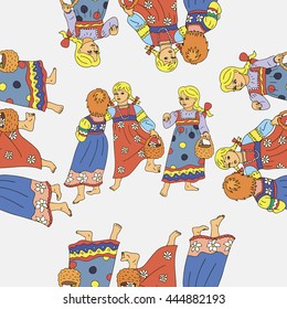farmers girls vector