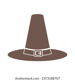 Farmer's hat on white background