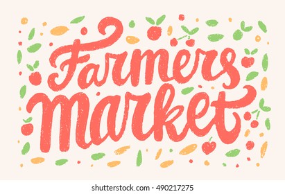 Farmers Market Sign.