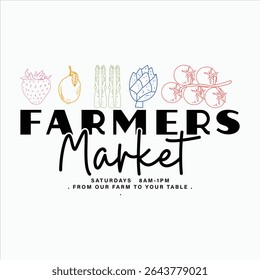 Farmers Market  Farmers Market T-Shirt Design