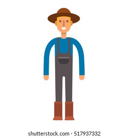 Farmers vector illustration