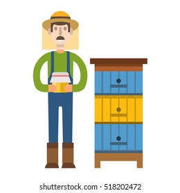 Farmers vector illustration