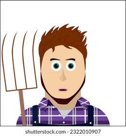 Farmers at work - expressions and outfits collection