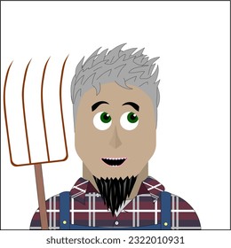 Farmers at work - expressions and outfits collection
