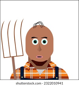 Farmers at work - expressions and outfits collection