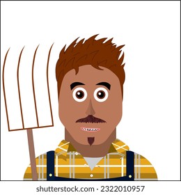 Farmers at work - expressions and outfits collection
