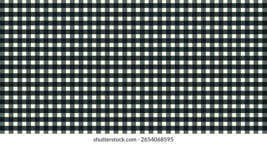 Farmhouse chic checkered tablecloth banner texture