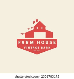 farmhouse and farmhouse farm logo symbol icon vector illustration design