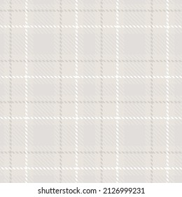 Farmhouse grey seamless plaid vector pattern. Gingham baby color checker background. Woven tweed all over print. 