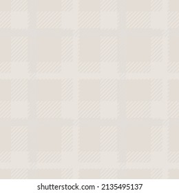 Bauernhaus graues, nahtloses, gepolstertes Vektormuster. Gingham baby color checker hintergrund. Wölfe tweeten auf dem ganzen Druck. 
