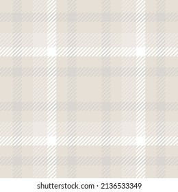 Farmhouse grey seamless plaid vector pattern. Gingham baby color checker background. Woven tweed all over print. 