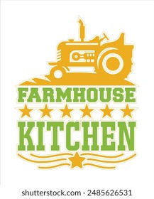 farmhouse kitchen farm house for typography Tshrit Design Print Ready epsa cut file free download .eps
