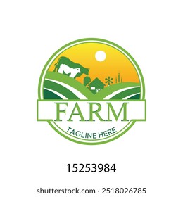 Farmhouse Logo Design, Farm Fresh Logo