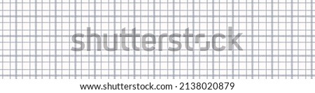 Farmhouse seamless check vector pattern border. Gingham baby color checker ribbon. Woven tweed all over print bordur. 