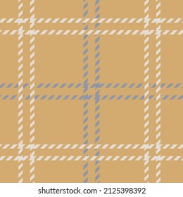 Farmhouse seamless plaid vector pattern. Gingham baby color checker background. Woven tweed all over print. 