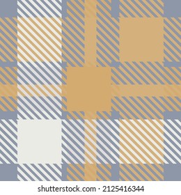 Farmhouse seamless plaid vector pattern. Gingham baby color checker background. Woven tweed all over print. 